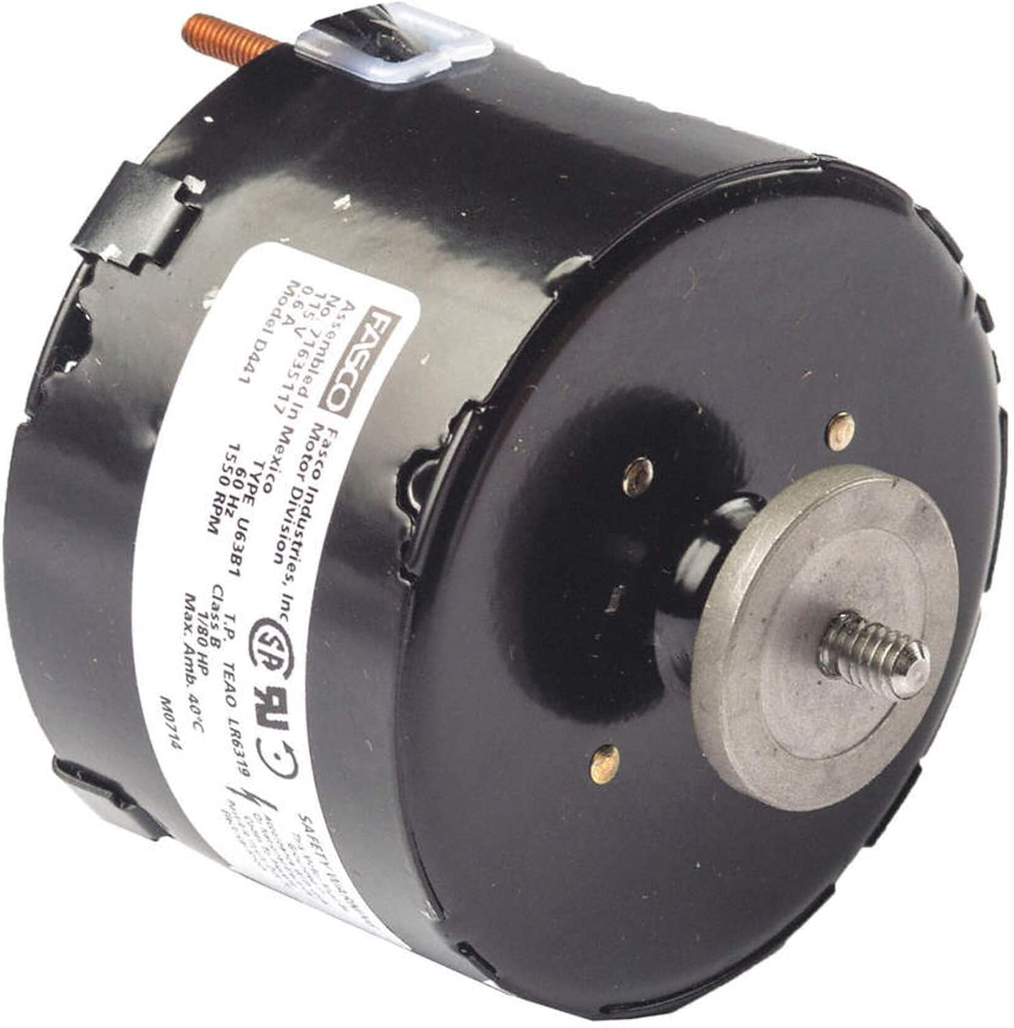 Day/Night/Payne Fan Motor 3.3" 1/20 hp 1550 RPM 115V Fasco # D359