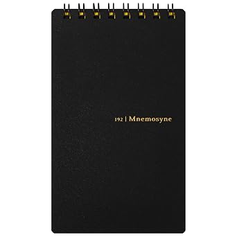 Maruman Mnemosyne Memo Pad, 100 Pages, Vertical B7, 3.03"x5.02", 5mm Ruled