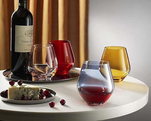 Miniatura 2 de Godinger Copas de vino, copas de vino sin tallo, copas de vino tinto, copas de beber, decoración de Navidad, decoración de vacaciones, copa de vino