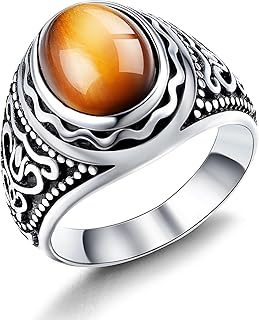 Tigers Eye Rings For Men Picks collage image 1