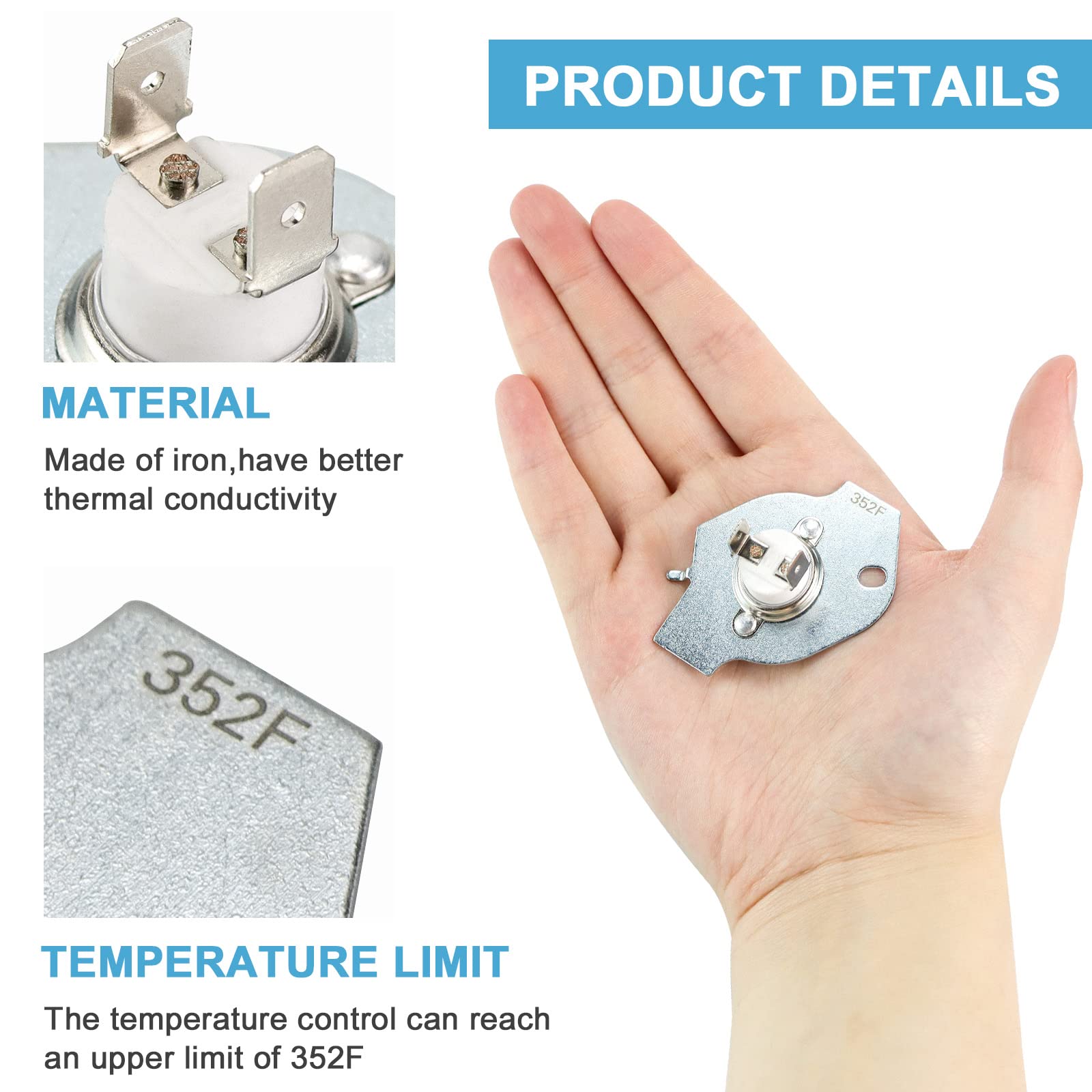 Amazon.com: AMI PARTS Dryer Thermal Fuse Replacement Part 3977394 