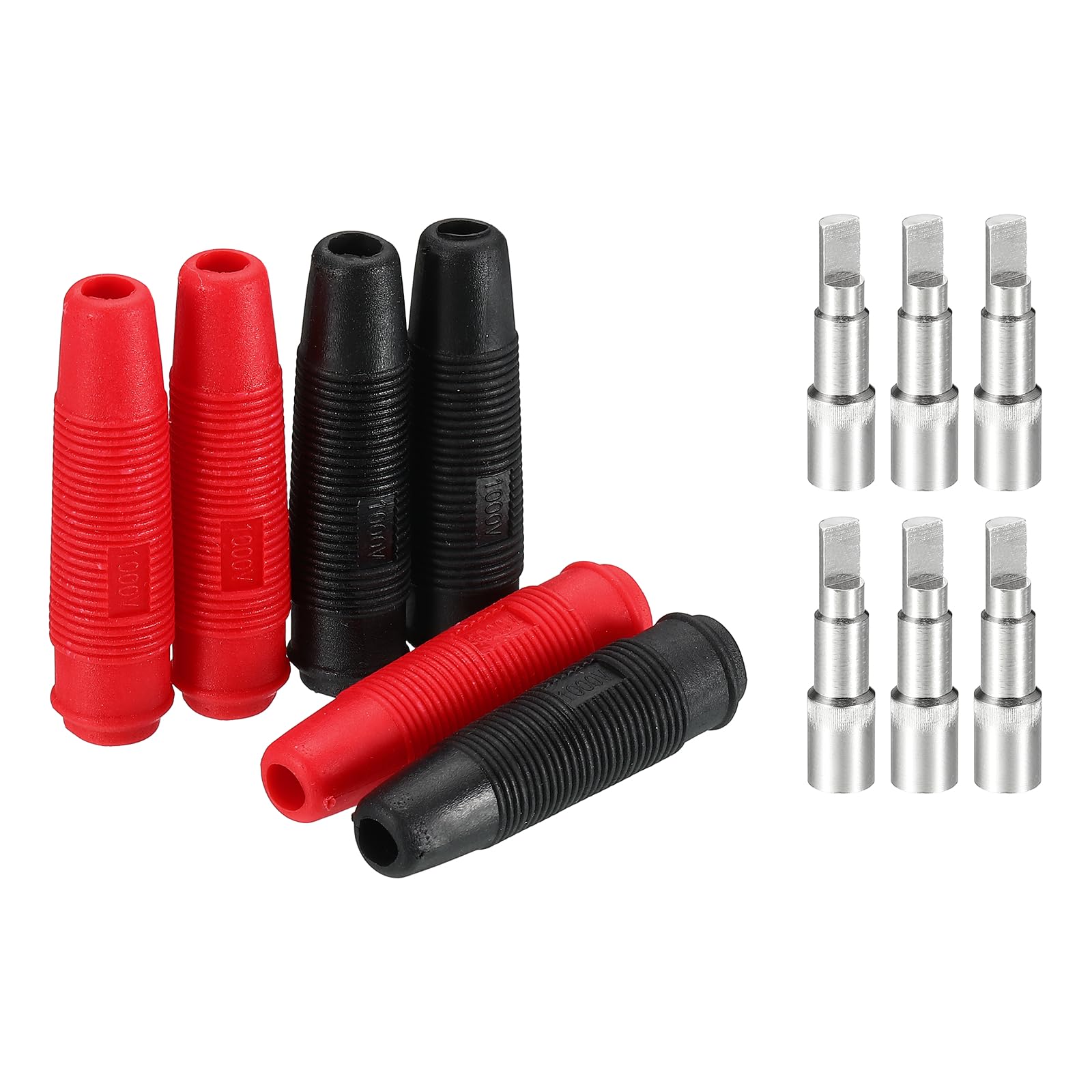 Conectores banana hembra con aislamiento de cobre niquelado de 5,8 mm para audio sin interferencias 7