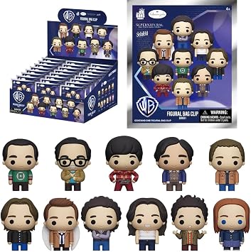 Warner Bros. TV Collection Series 1 5" Collectible Bag Clip Blind Bag ONE Random Figure TV Show Character Keychain/Backpack Accessory | Official Licensed Merchandise