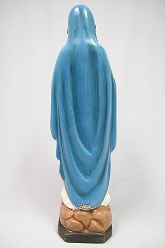 Miniatura 6 de Estatua religiosa católica de Nuestra Señora de Lourdes Virgen María Santísima Madre Católica de Lourdes Colección Vittoria Made in Italy