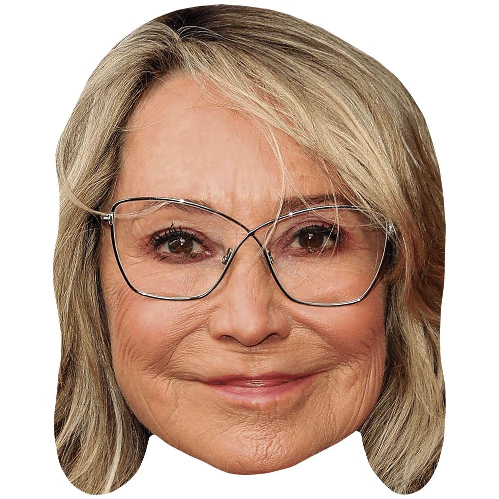 Felicity Kendal (Glasses) Big Head. Larger than life mask.