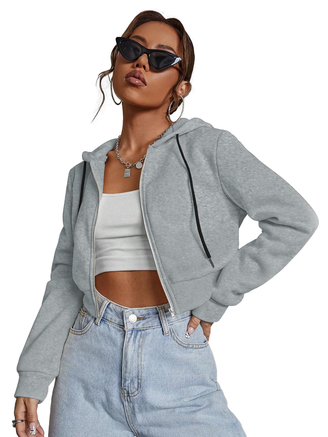 TADKEE Women Hooded Sweatshirt TADKEE Women Hooded Sweatshirt