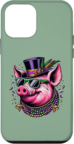 iPhone 12 mini Mardi Gras Pig Case