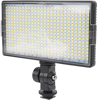 32W 416 LED Video Light, Compact and Convenient LED Fill Light for Photography and Live Streaming, Multi Angle Adjustment, Suitable for Still Life and Characters