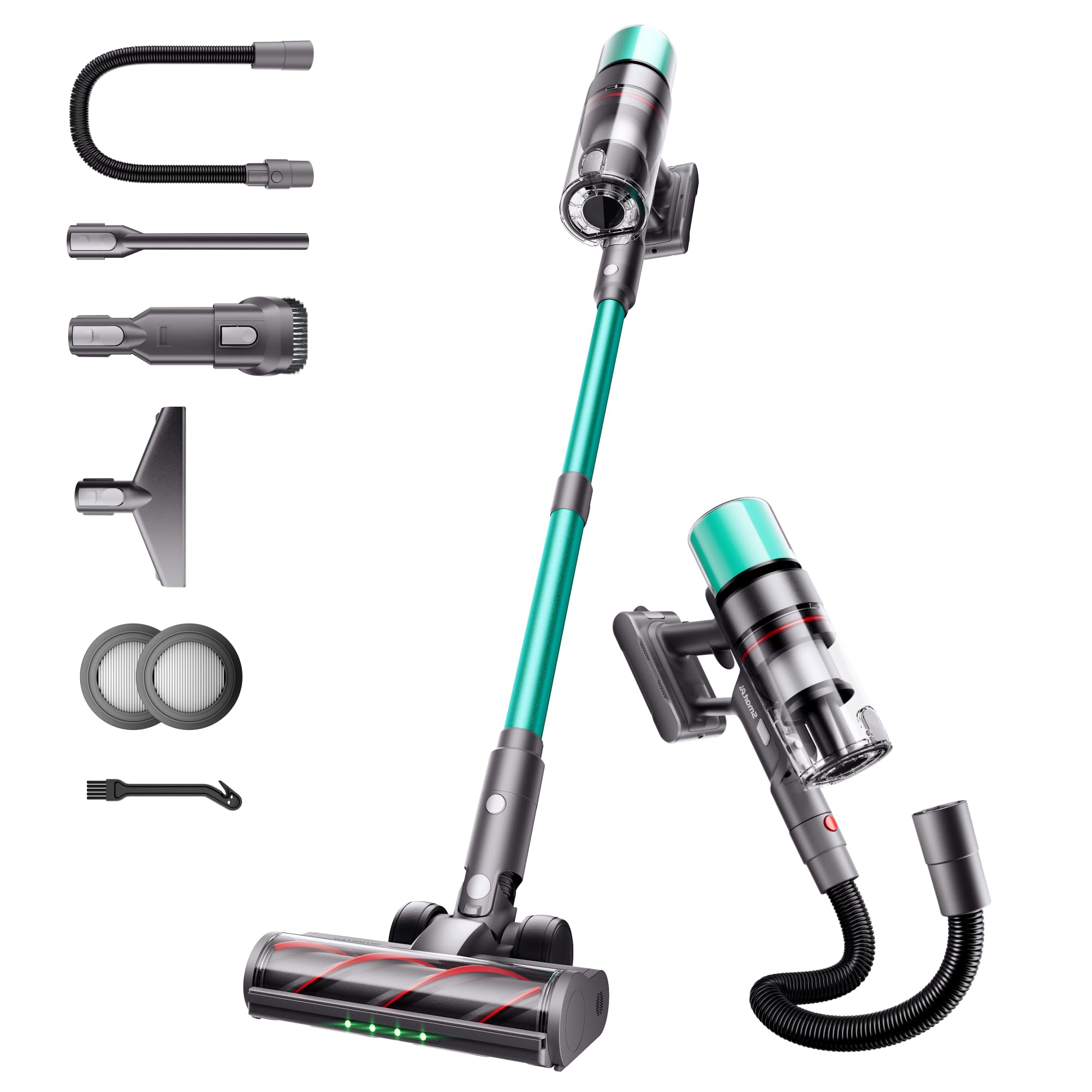 V5 Pro Akku Staubsauger Mit 1 M Flexschlauch, 55 kPa, 600 W, 80 Min