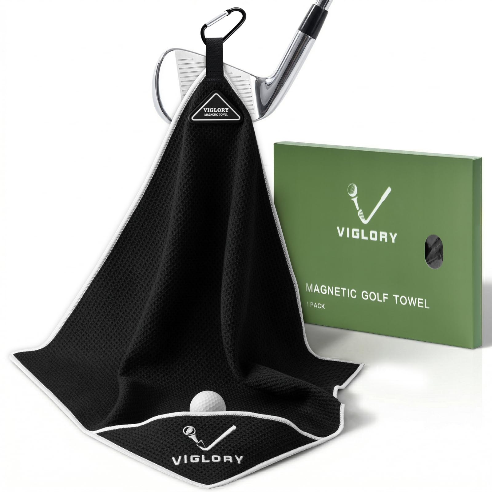 VIGLORY Magnetic Golf Towel 18"x18" - golf | Mubboo