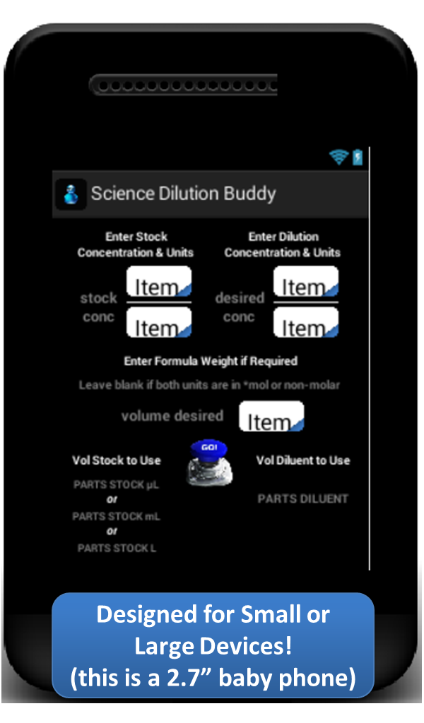 Solution & Dilution Calc Buddy - App on Amazon Appstore