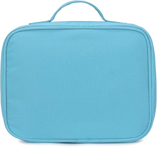 Miniatura 3 de HawLander Lonchera térmica para niños y niñas, tamaño estándar para la escuela (turquesa brillante)