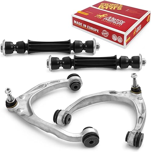Metrix Premium 4 piezas brazo de control superior LR delantero y barra estabilizadora delantera CMS501234, CMS501233, K700432, K700538 se adapta a