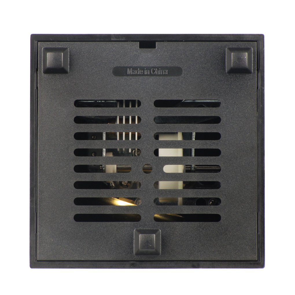 FLEOR Metrónomo mecánico negro estilo piramidal, ideal para usar con teclados de piano, guitarra, violín, tambor de instrumentos musicales