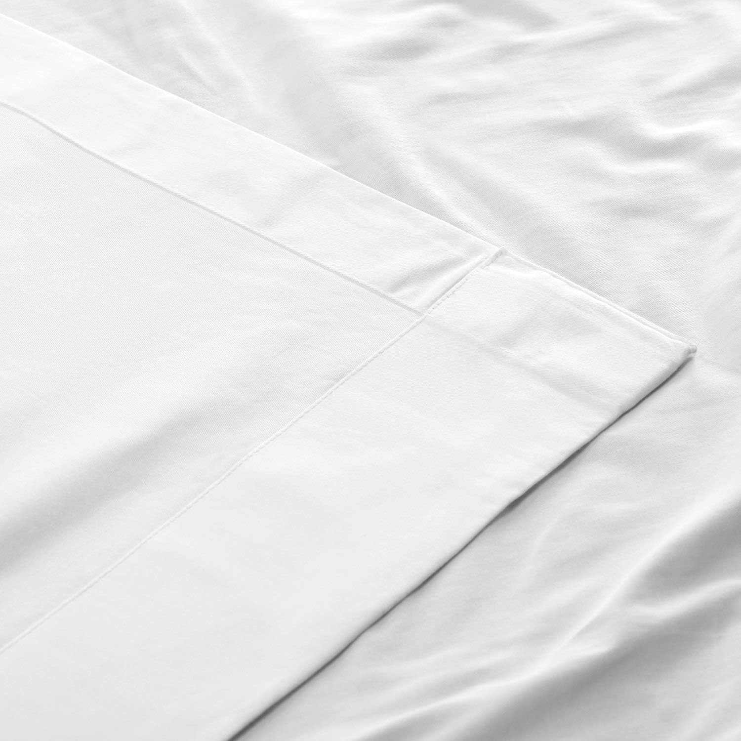 HPD Half Price Drapes Solid Cotton Pleated Sheer Curtains for Living Room 25 X 108 (1 Panel), PRCT-S19B-108-FP, Whisper White