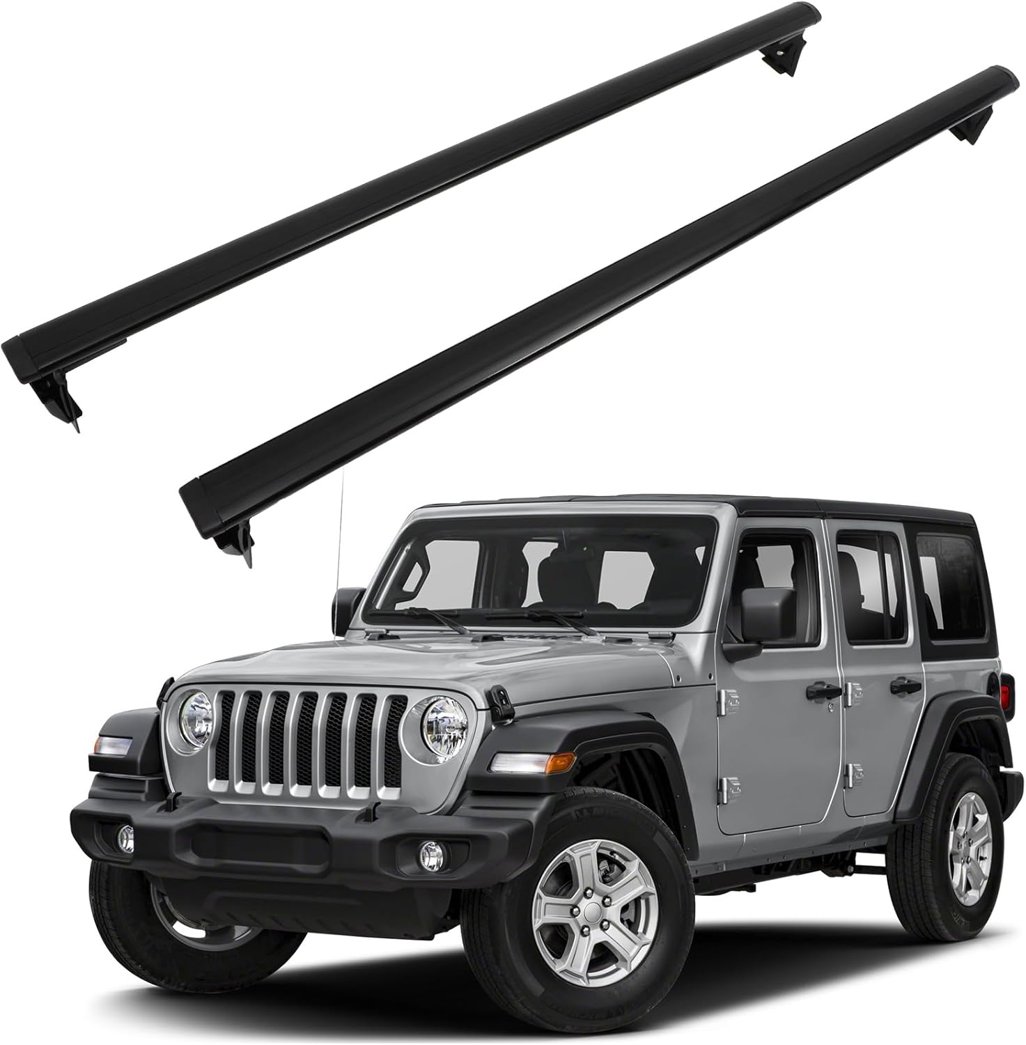 FINDAUTO Roof Rack Cross Bars for Jeep Cherokee 2015-2020 Cargo Bars for Rooftop Cargo Carrier Luggage Kayak Canoe Bike Snowboard