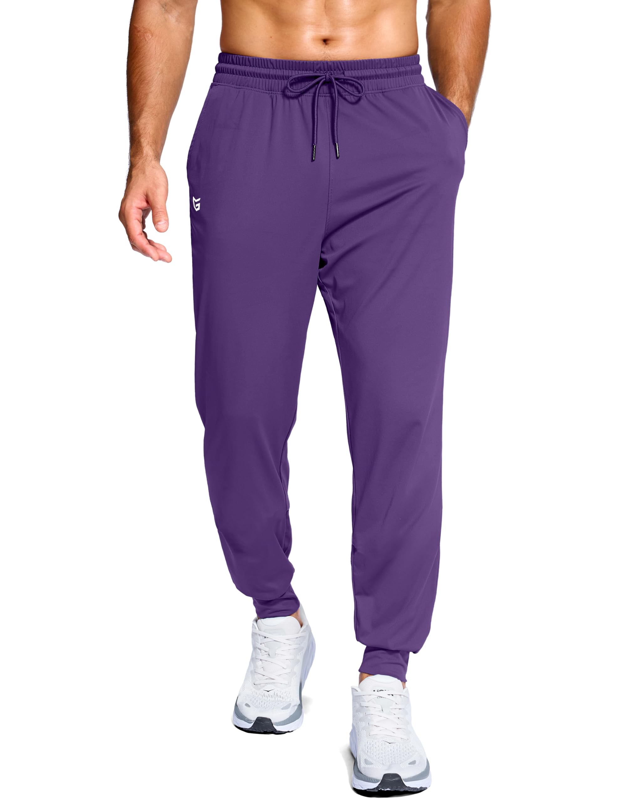 G Gradual Mens Joggers Lightweight Athletic Workout Pants with Pockets Stretch Track Running Sweatpants for Men Gym Sports