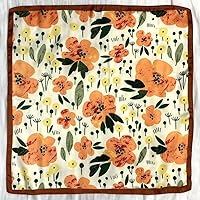 Vista 184 de FONYVE - Pañuelo de satén sedoso de tamaño mediano para mujer, cuadrado, 27.5 x 27.5 pulgadas