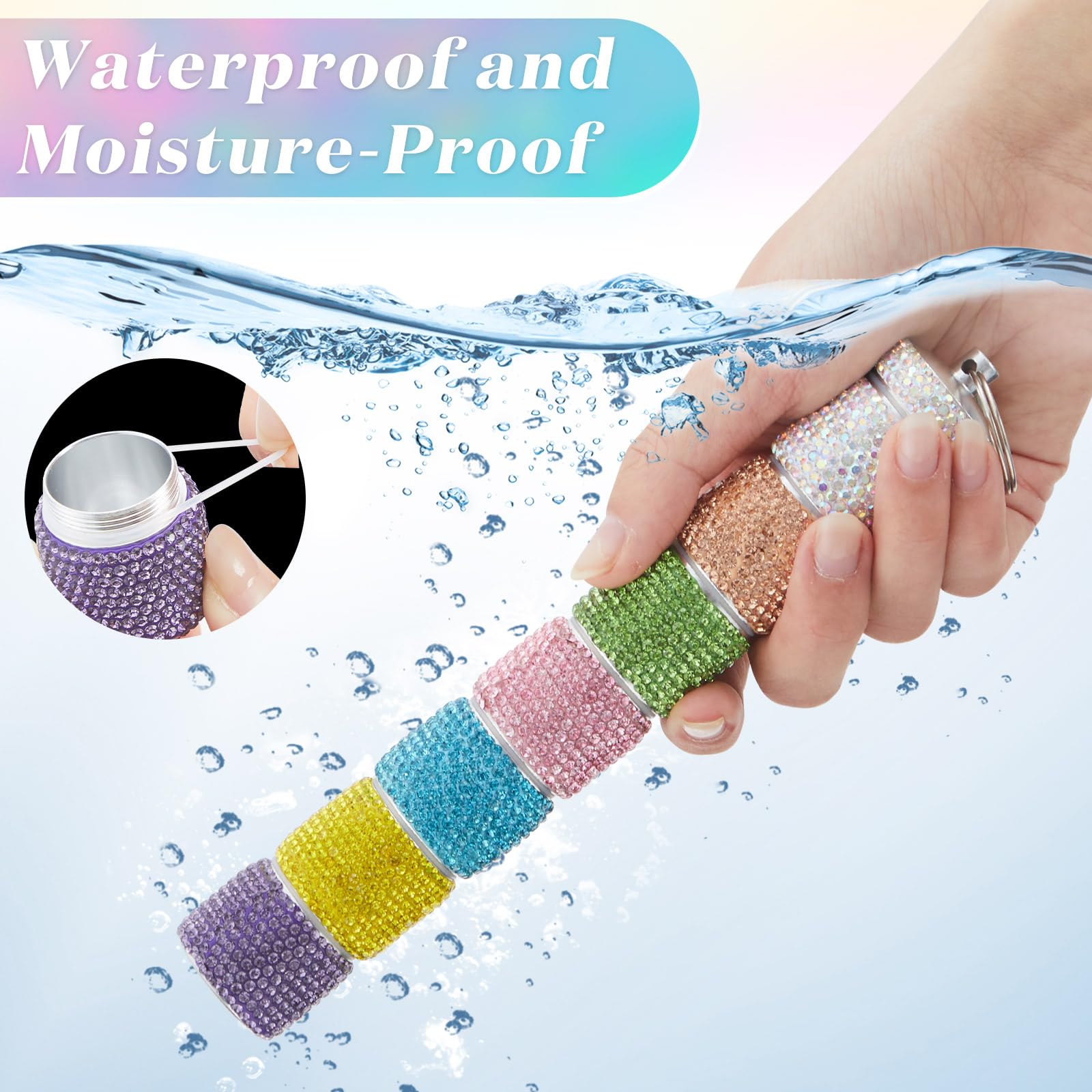 Amazon.co.jp: Ziliny キラキラピルケース 7日間 ラインストーン ピル