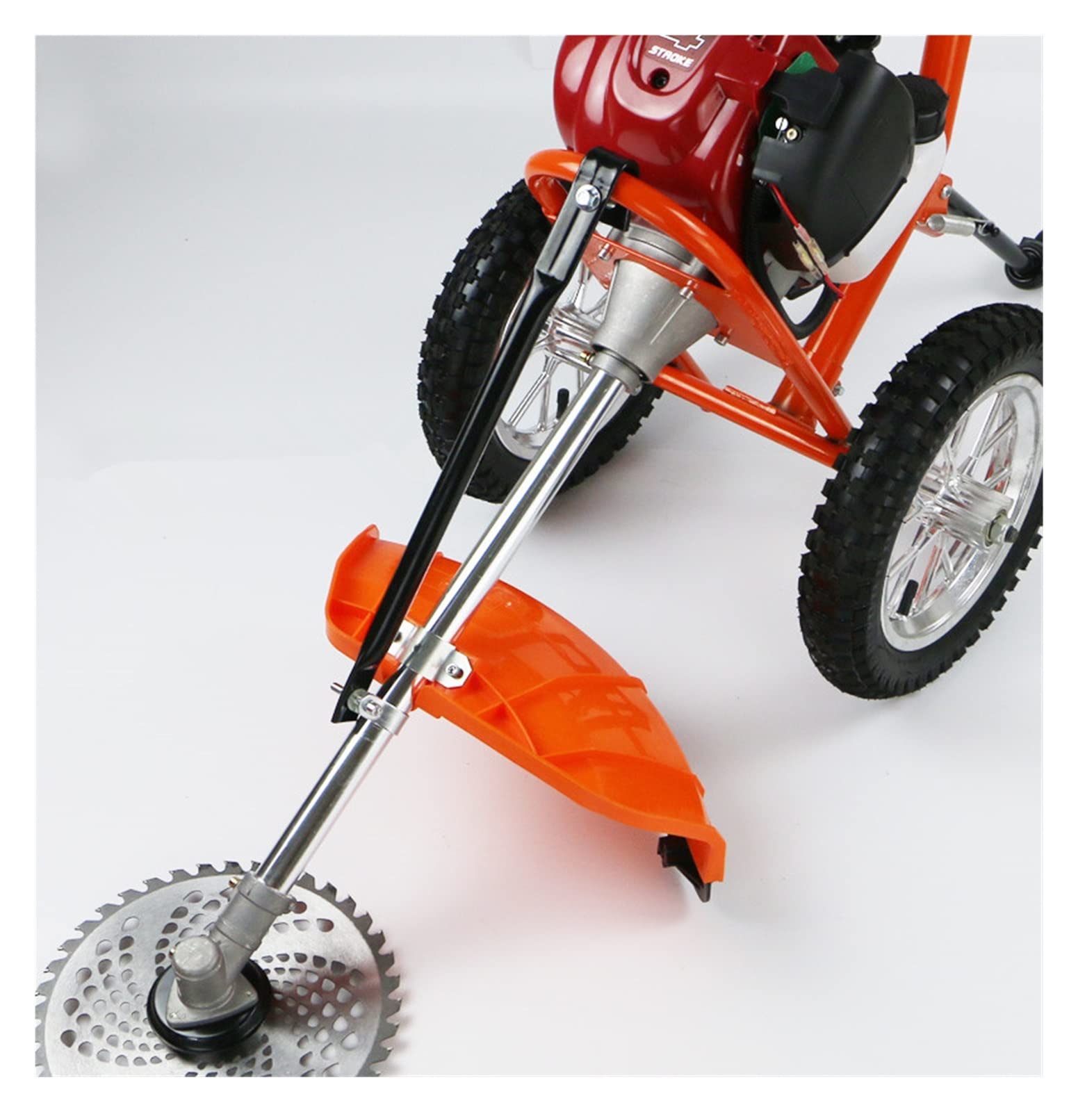 Desbrozadora Multiherramienta de Calidad Cuatro Tiempos, desbrozadora Gasolina con Motor 4, cortadora césped, Mini cultivadora Hierba,Mantenimiento eficiente del jardín(TY09P212-01)