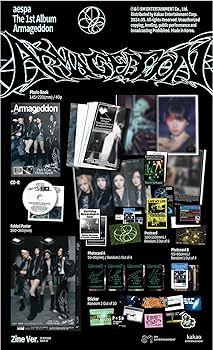 aespa The 1st Album Armageddon トレカ付き AESPA : Armageddon (versão Zine) O primeiro álbum CD-R +