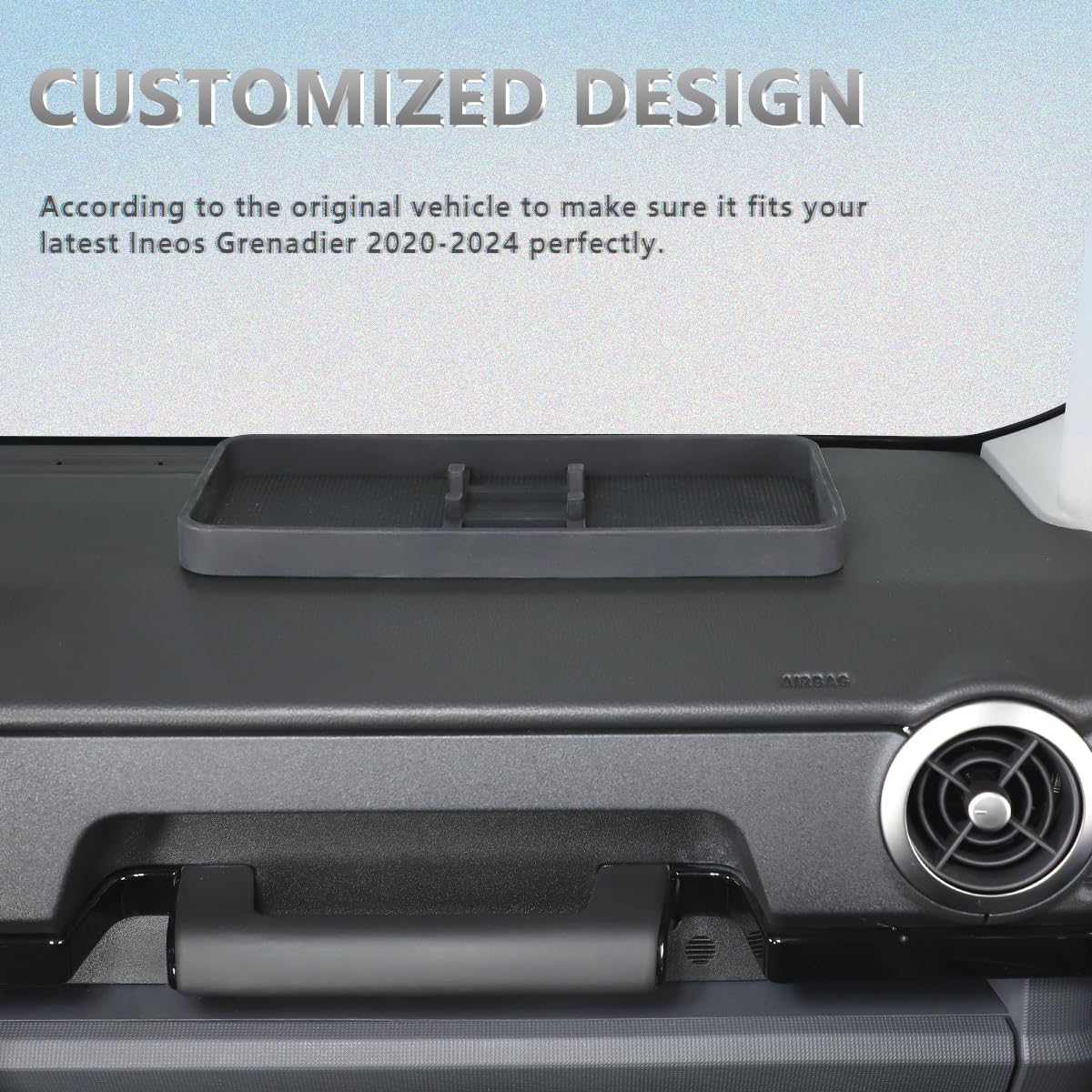 Hudiriy Car Center Console Dash Storage Box Compatible With Ineos Grenadier 2020