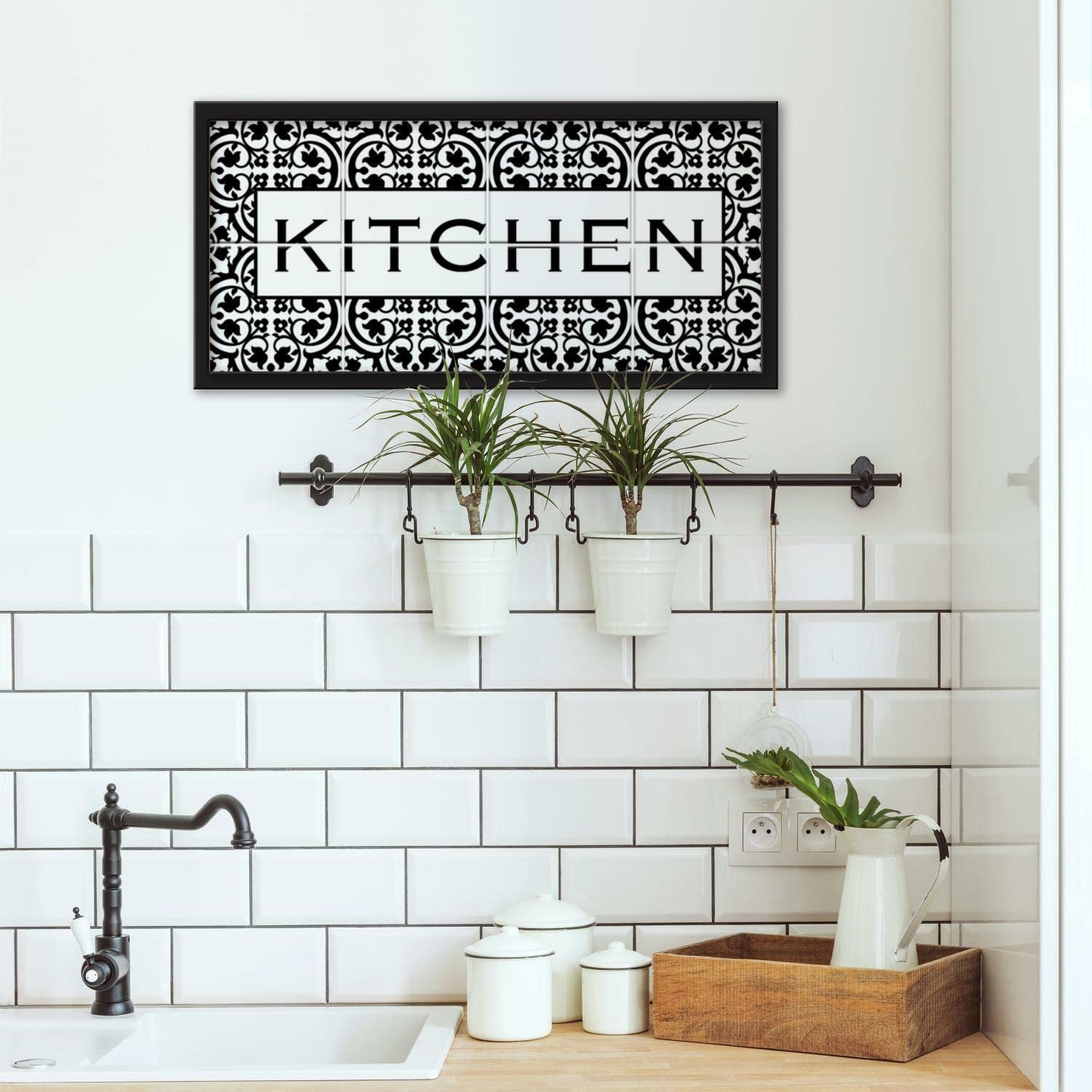 Arte de pared para cocina lavable RoomMates AVE4811 protector autoadhesivo antisalpicaduras