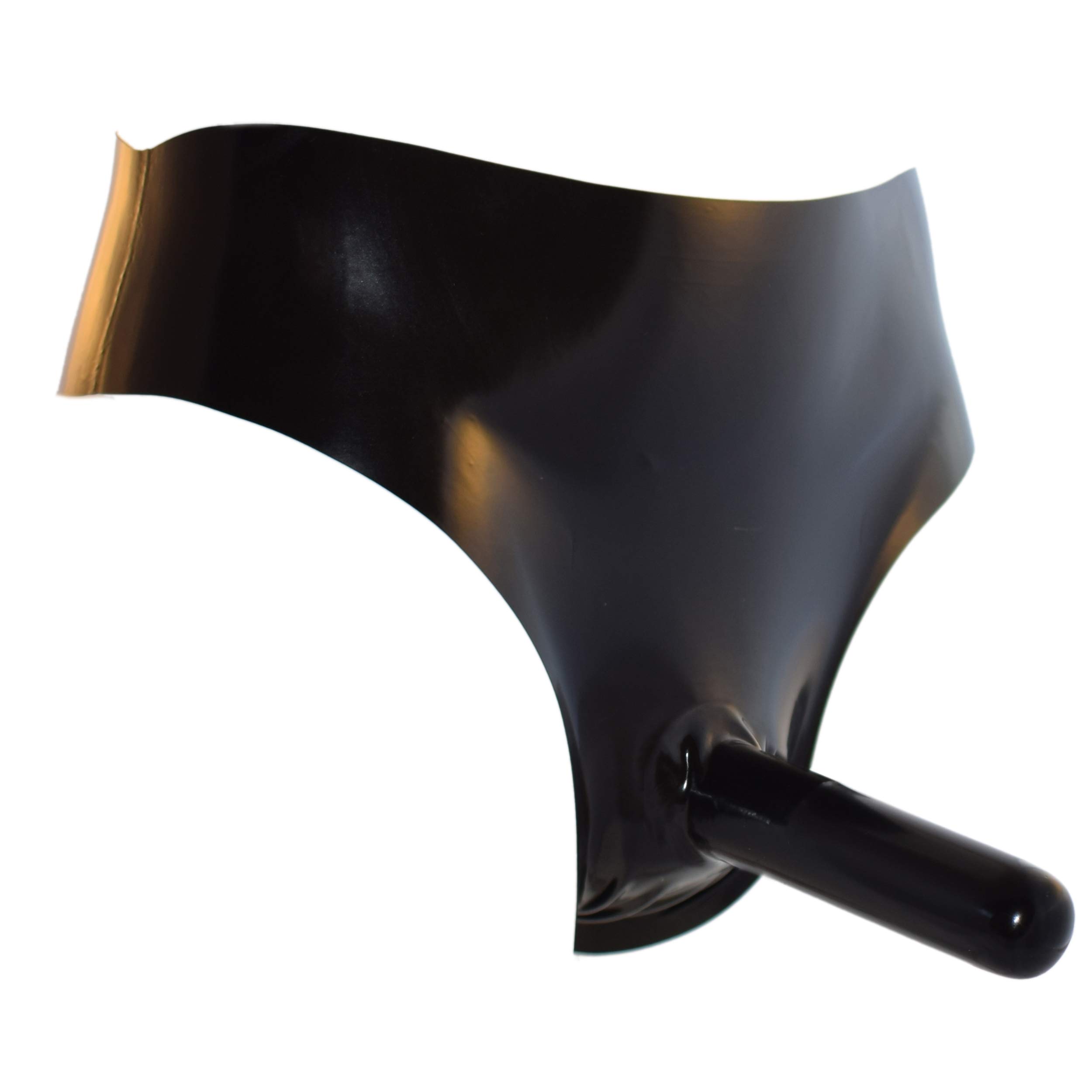 Rubberfashion Slip Latex - Pantalon Sexy Haut avec étui pénis - Lingerie ou Lingerie de Charme pour Homme