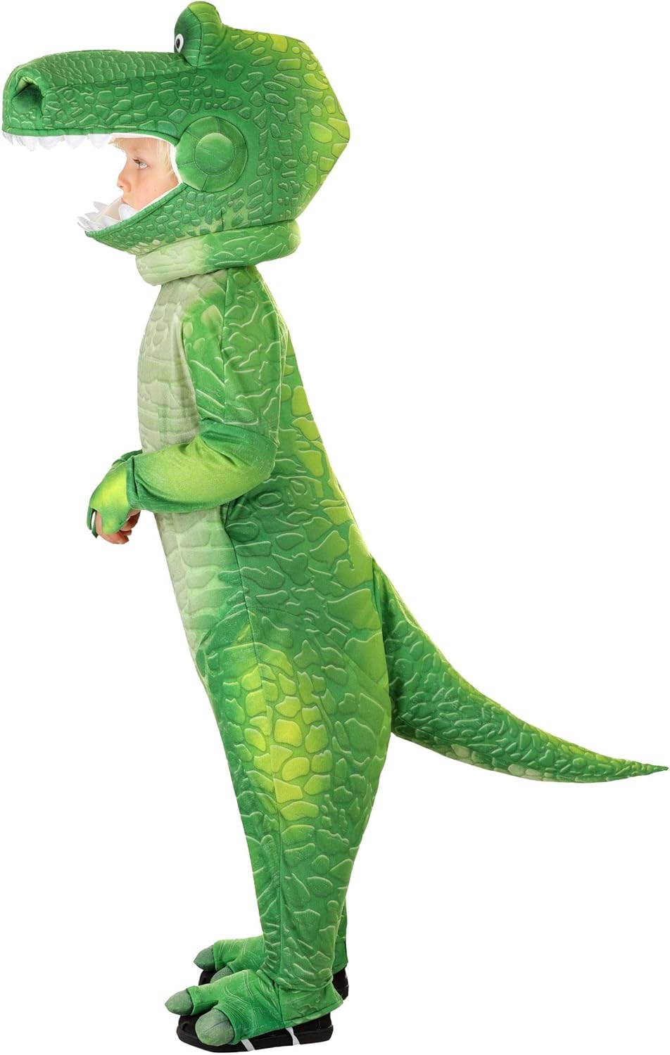 Toddler Disney Pixar Toy Story Rex Halloween Costume | Kids Green Dinosaur Jumpsuit for Boys and Girls | Toy Story Outfit