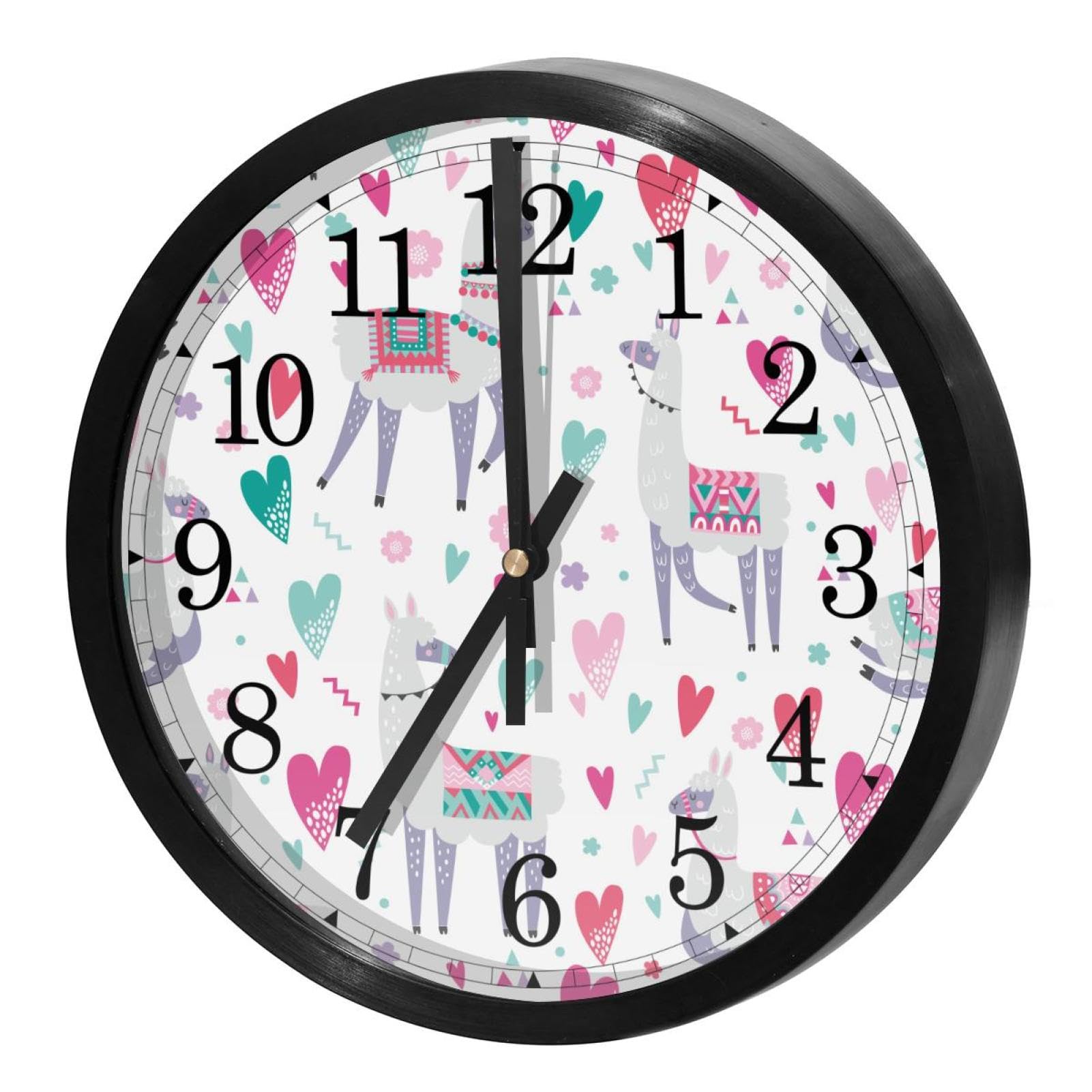 Horloge murale à quartz à piles avec mécanisme fluide continu