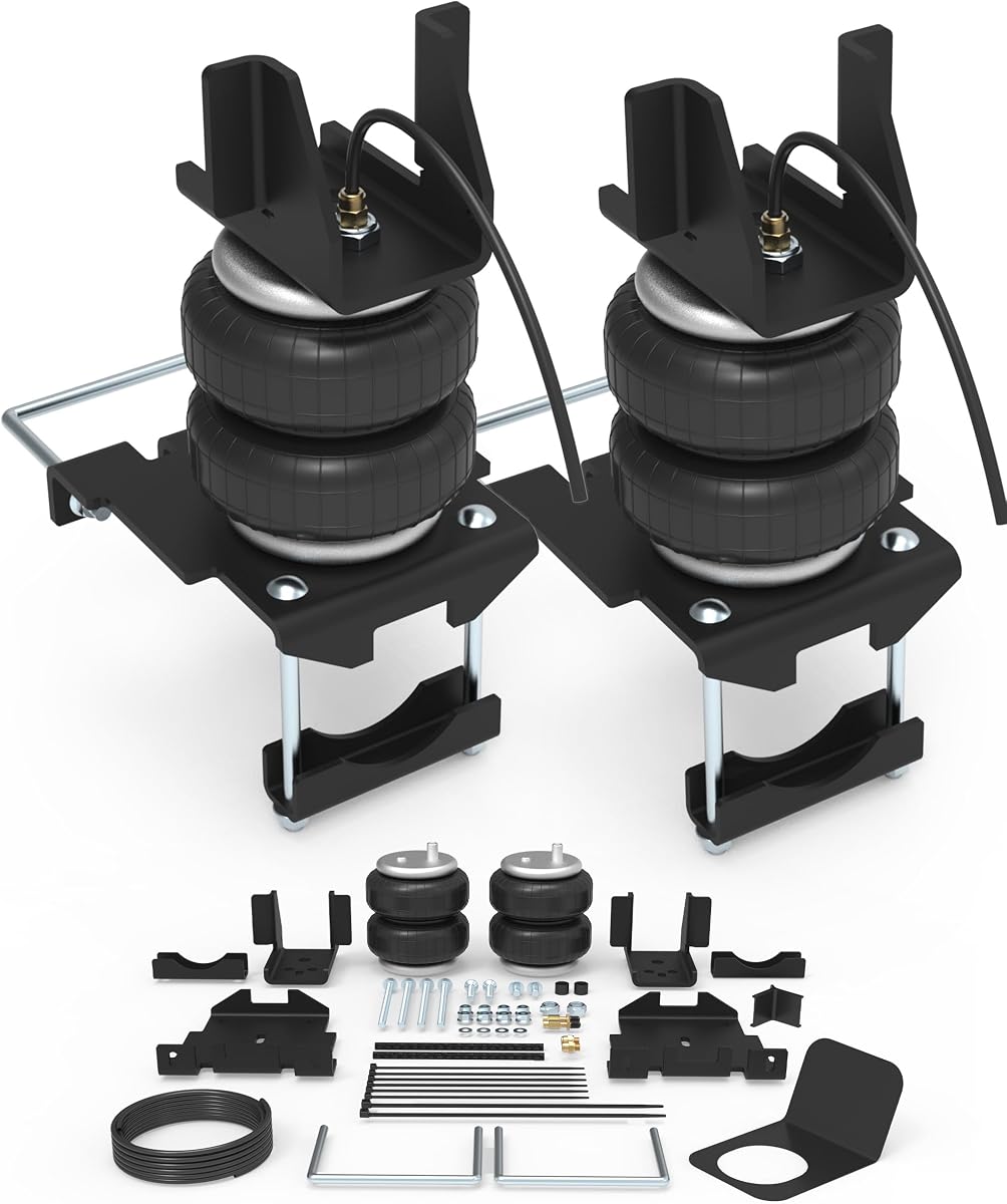TOPICK Air Bags Suspension Kit for 2007-18 Chevy Silverado GMC Sierra 1500 | Rear Air Bags for Trucks, Air Spring Kit for Towing & Hauling, Replaces Firestone Ride-Rite 2430