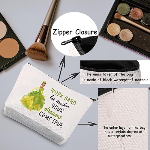 Miniatura 2 de TSOTMO Tiana - Regalos de princesa, mercancía de película de dibujos animados, regalo para fanáticos de películas, citas inspiradoras, bolsa de