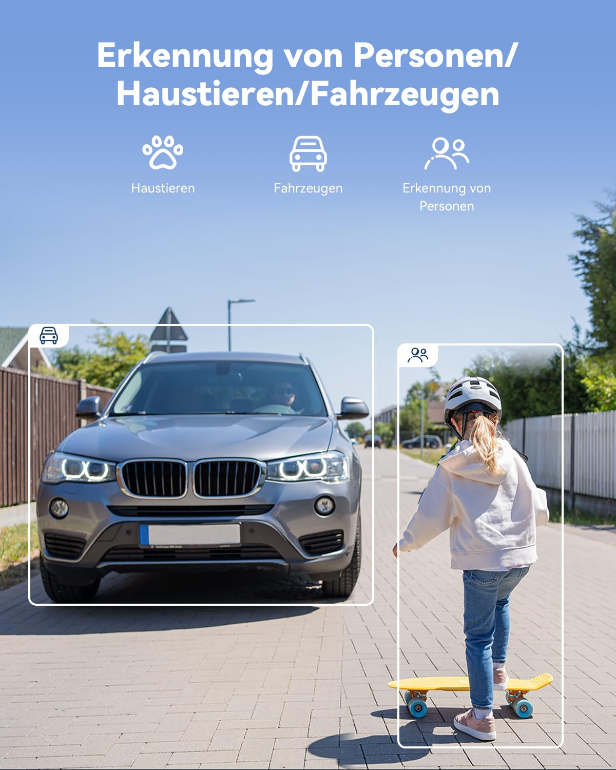 Imou 4K 8MP PoE Überwachungskamera Aussen, KI-Personen/Fahrzeugerkennung, Farb-Nachtsicht, 360° PTZ WLAN Überwachungskamera Außen, Smart Tracking, 2-Wege-Audio, Sirene, IP66 Privatmodus 512GB Lagerung