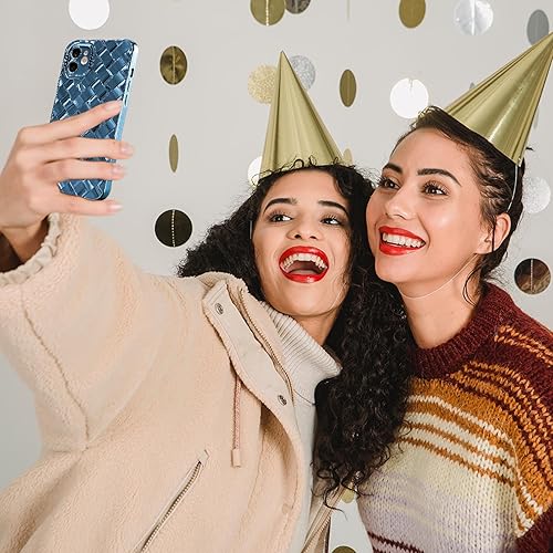 Miniatura 2 de MGQILING Funda compatible con iPhone 12 Pro de 6.1 pulgadas, funda de teléfono con patrón de moda tejida en 3D, funda estampada a cuadros para