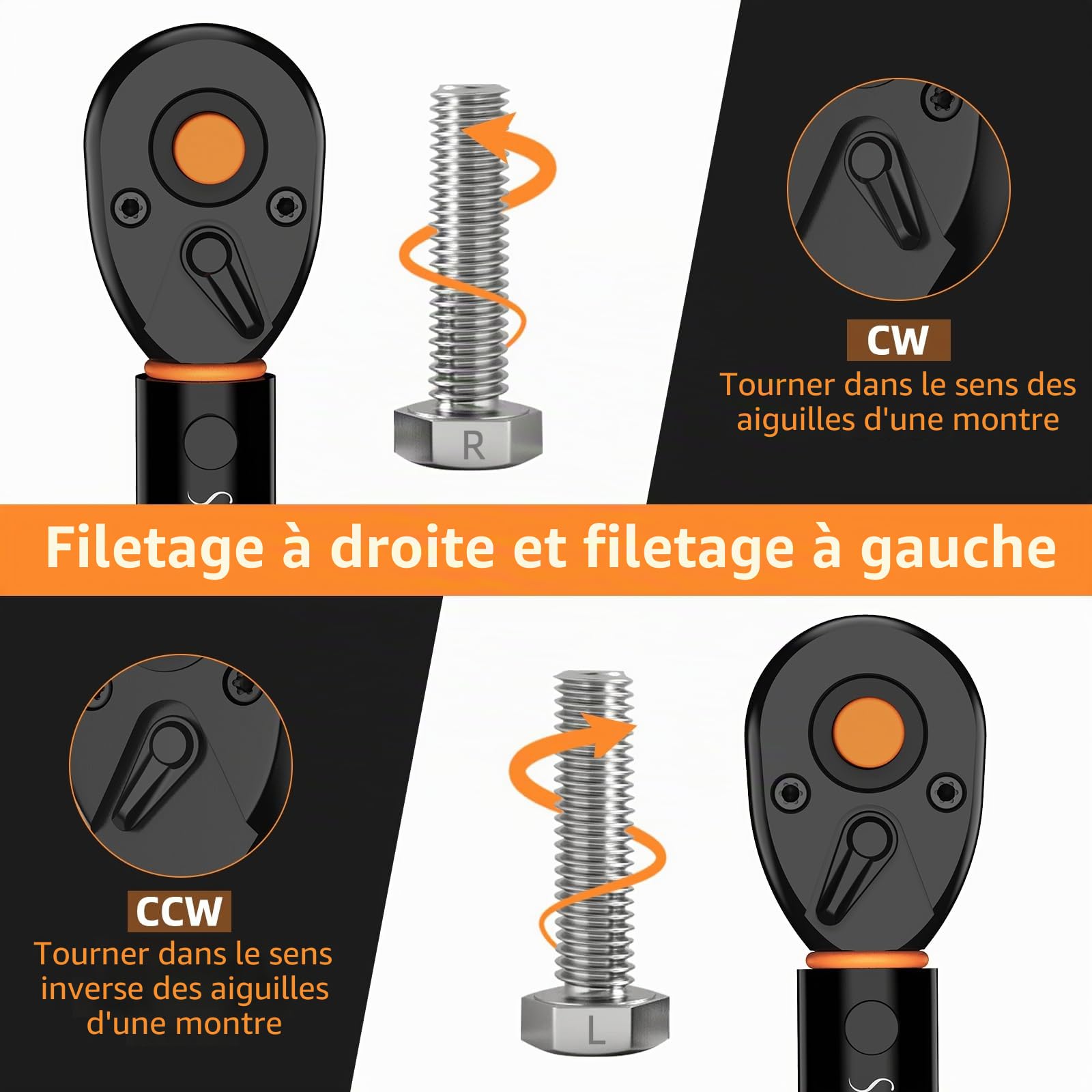 ss shovan Clé Dynamométrique Vélo 3-25 Nm, jeu de cle dynamometrique 1/4", Comprend un adaptateur 1/4" à 3/8", un cardan et une rallonge de 100 mm, pour Moto y vélo Route et de Montagne