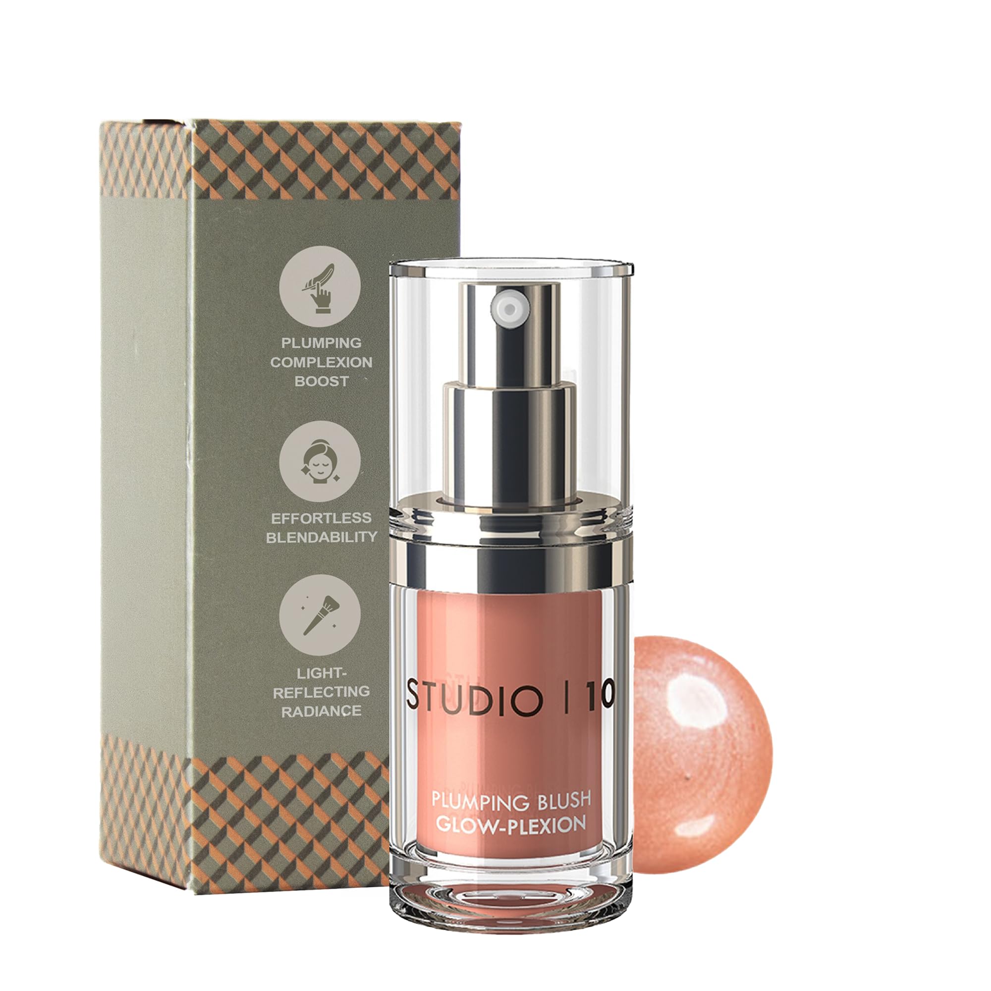 Plumping Blush Glow-Plexion Anti-Aging Makeup by Studio 10