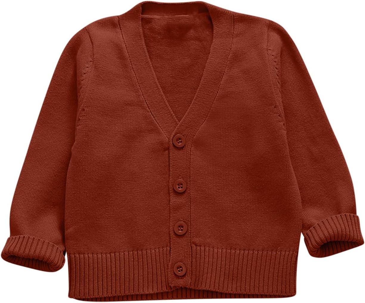 oelaio Toddler Boys Girls Crewneck Cardigan Sweaters Long Sleeve Kids Button Down V Neck School Uniform Knit Tops Outwear oelaio Toddler Boys Girls Crewneck Cardigan Sweaters Long Sleeve Kids Button Down V Neck School Uniform Knit Tops Outwear