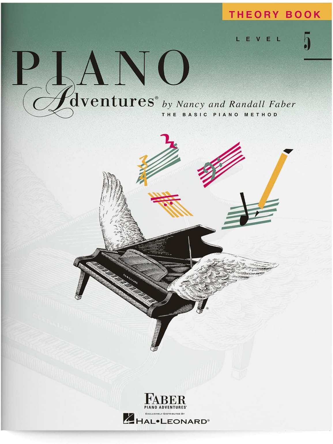 Piano Adventures: Theory Book - Level 5 | Sight Reading Ear Training and Writing Practice | Comprehensive Intermediate Music Theory Workbook | Sheet Music Study Resource | Faber Piano Method Book