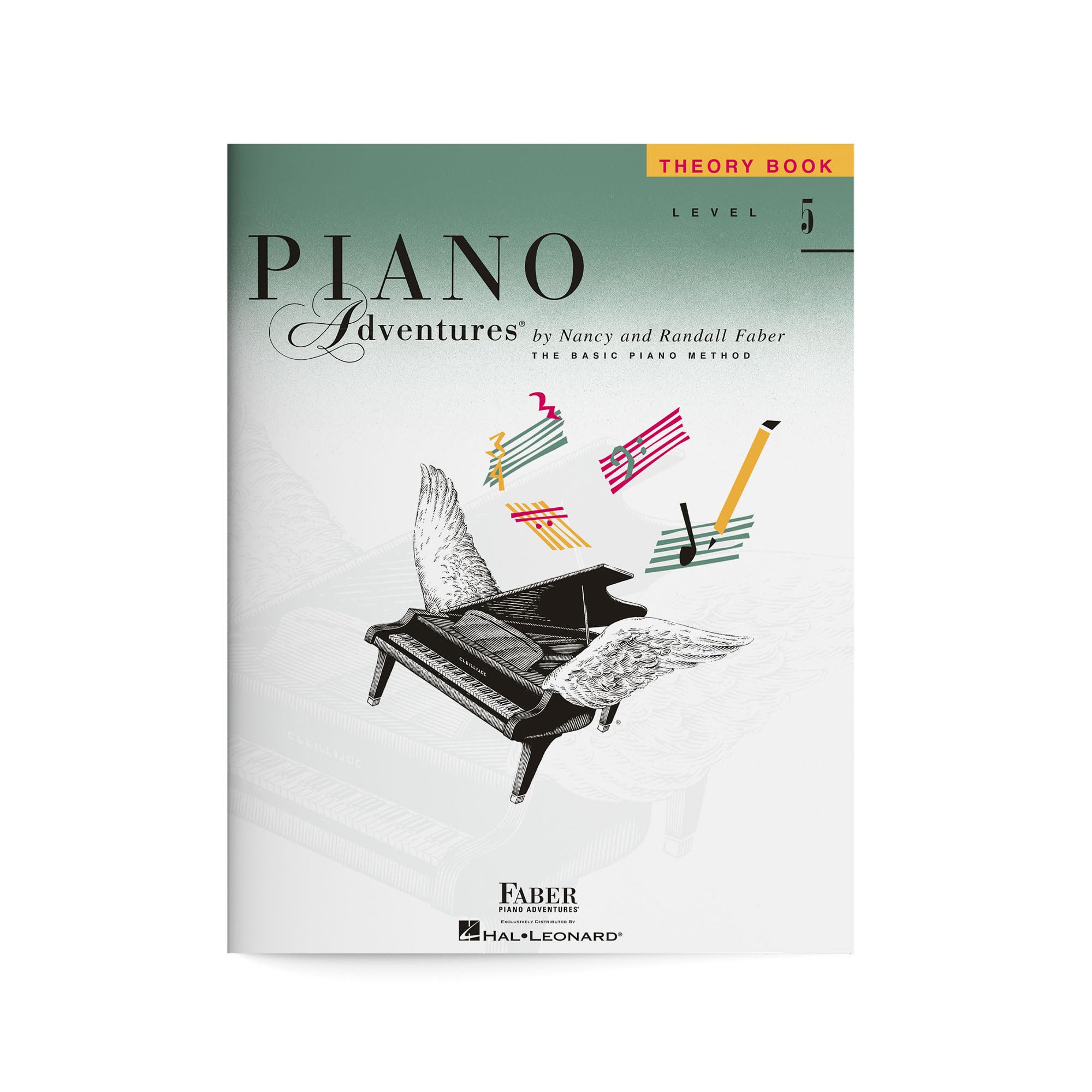 Piano Adventures: Theory Book - Level 5 | Sight Reading Ear Training and Writing Practice | Comprehensive Intermediate Music Theory Workbook | Sheet Music Study Resource | Faber Piano Method Book