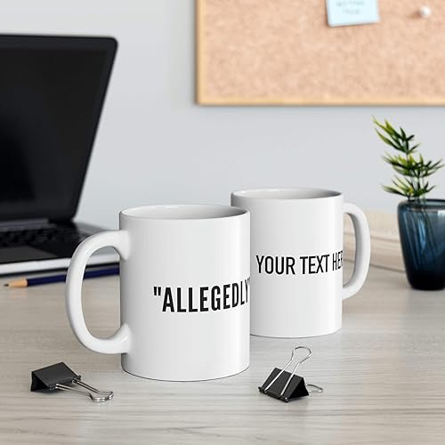 Miniatura 3 de Taza de café de graduación de abogado supuestamente personalizada, 11 onzas, regalo divertido para estudiantes de derecho, profesores, abogados,