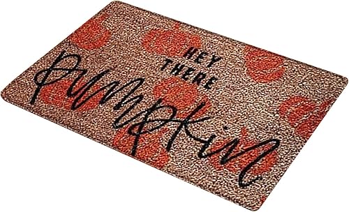 Decoración exterior de otoño, tapete de Acción de Gracias, feliz otoño, tapete de Halloween, gnomo, divertido tapete de decoración de puerta