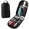 Bakecat Camping Cooking Utensils Set, 9Pcs Camping Kitchen Utensils Organizer Travel Set, Black — Kitchen Gadgets deal
