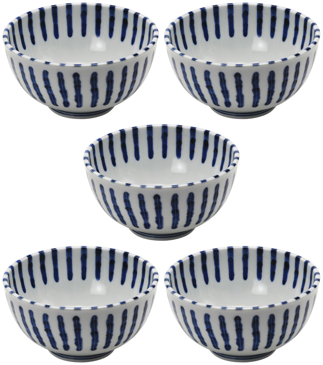 Amazon｜美濃焼 軽量 丼 5個セット 濃十草 148393(5)｜丼 オンライン通販