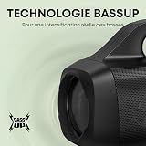 Soundcore Motion Boom Enceinte Bluetooth, Enceinte Bluetooth puissante avec Drivers Titane, IPX7, 24h, App, Poignée, Enceinte Portable pour Le Camping - 5