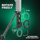Digitek (DTR 350 SS) Magnetic Selfie Stick Tripod with 10m Bluetooth Remote, Pocket-Sized Design, 1Kg Max Load, 360° Rotation, Magnetic Phone Mount, Ideal for Travel and Vlogging gallery image