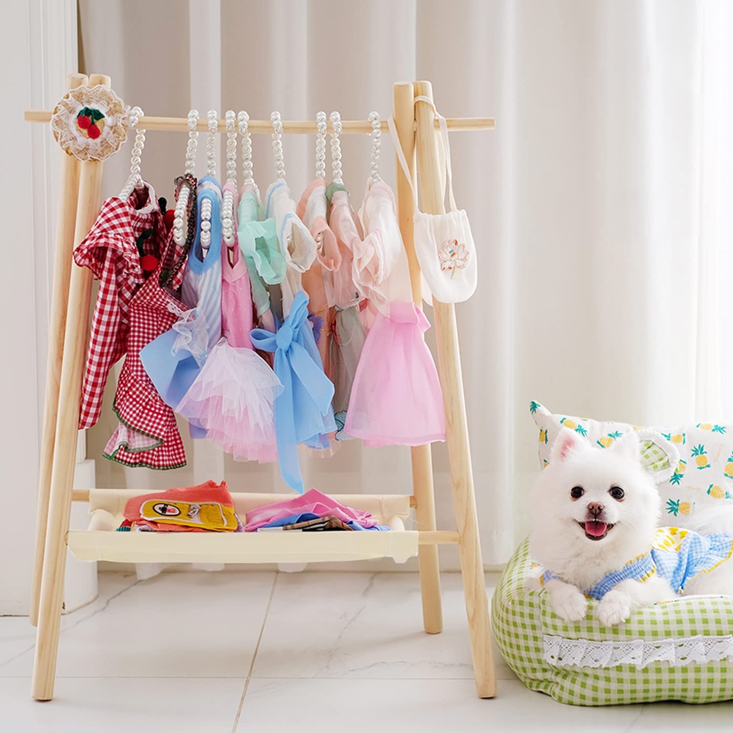 Poccia di Abbigliamento per Animali Domestici Racconta