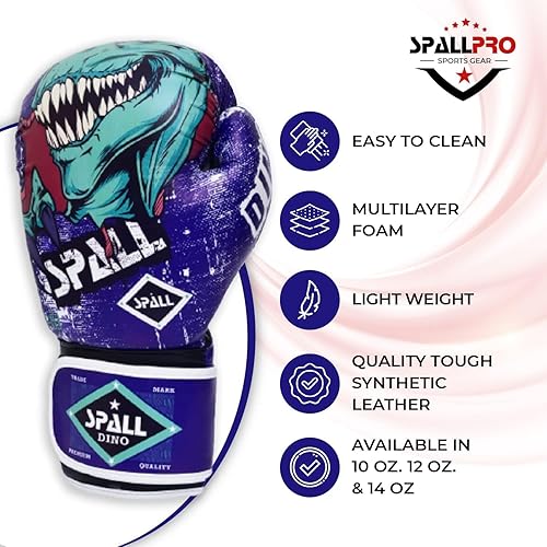 Miniatura 9 de Spall Pro US Guantes de boxeo para hombres y mujeres  Guantes de boxeo de entrenamiento profesional  Muay Thai MMA, kickboxing bolsa pesada