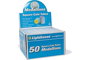 Littleton Coin Company Square Coin Tubes: Unbreakable, Acid-Free Protection