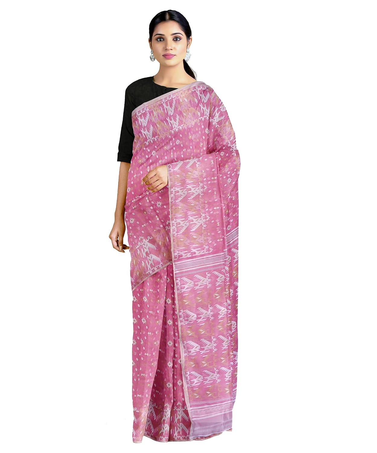 Mayabi Women's Soft Dhakai Jamdani Saree from Fulia without Blouse Piece (Light Weight) - Review, Price and Buying Guide