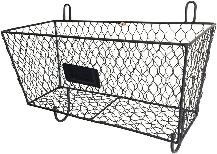 Buy Wall Mounted Wire Hanging Basket, 3 Tier Metal Wall Storage Basket Organizer with